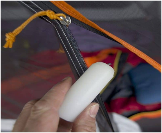 Camping Hack #12 Use Candle Wax to Un-Jam Zips