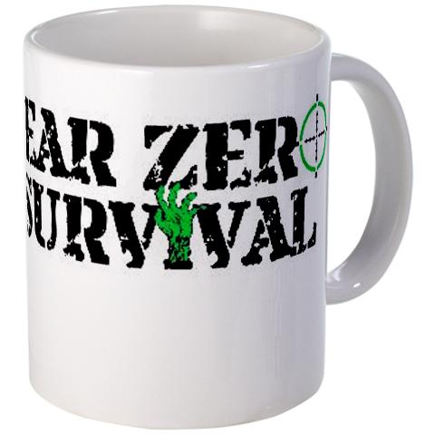 The official Year Zero Survival logo mug, t-shirt design.