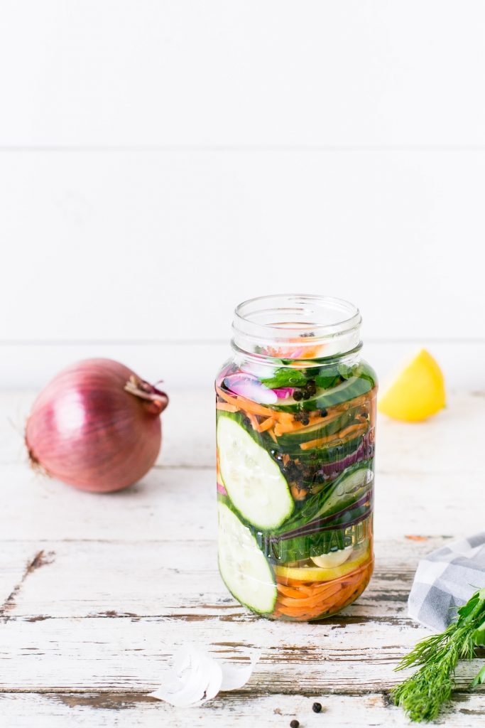 experiment with different veggies and spice blends - that's what makes pickling so fun